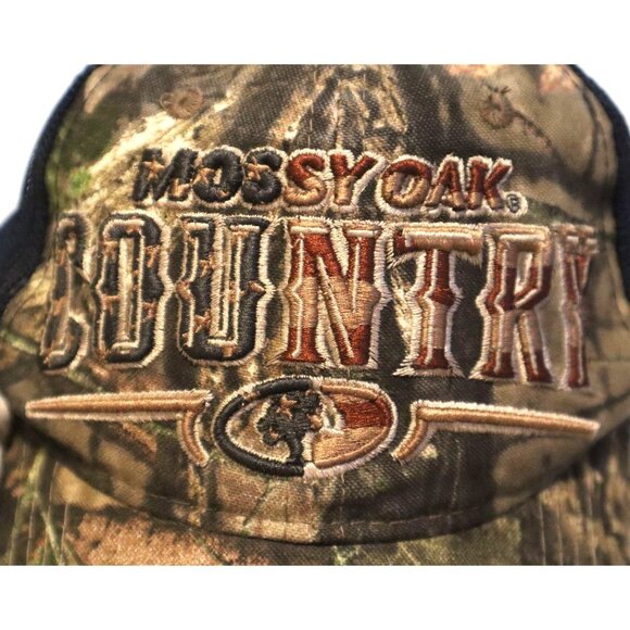 Mossy Oak Camo Trucker Hat Country Mesh Snapback Outdoor Retro Activewear - Picture 4 of 6